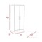 Tuhome Ambery 180 Armoire, Two Shelves, Double Door, Metal Rod, One Drawer, Light Gray CLZ5945 - alternate 7